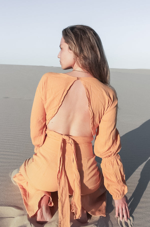 Nalah Wrap Top - Sand