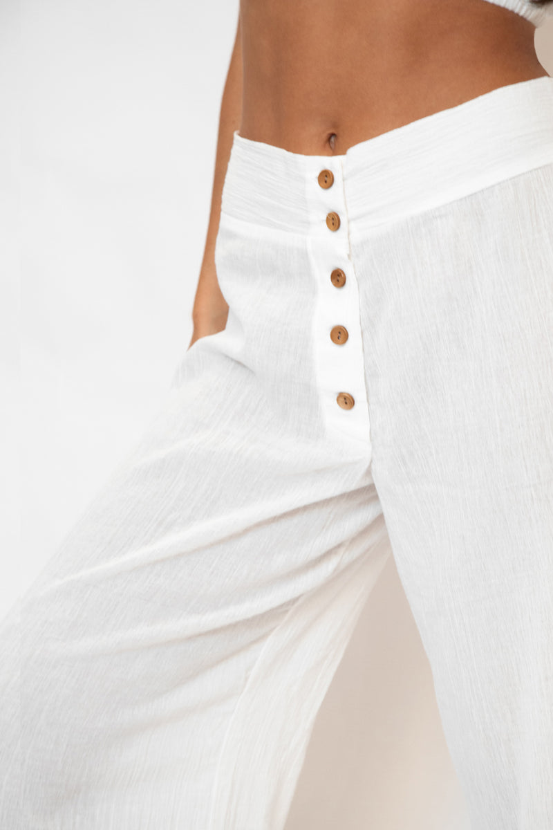 Zarah Pant - White