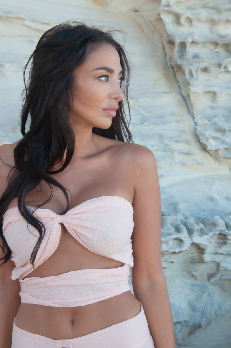 Amena Tube Top - Desert Rose