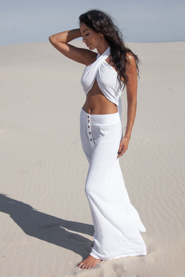 Zarah Pant - White