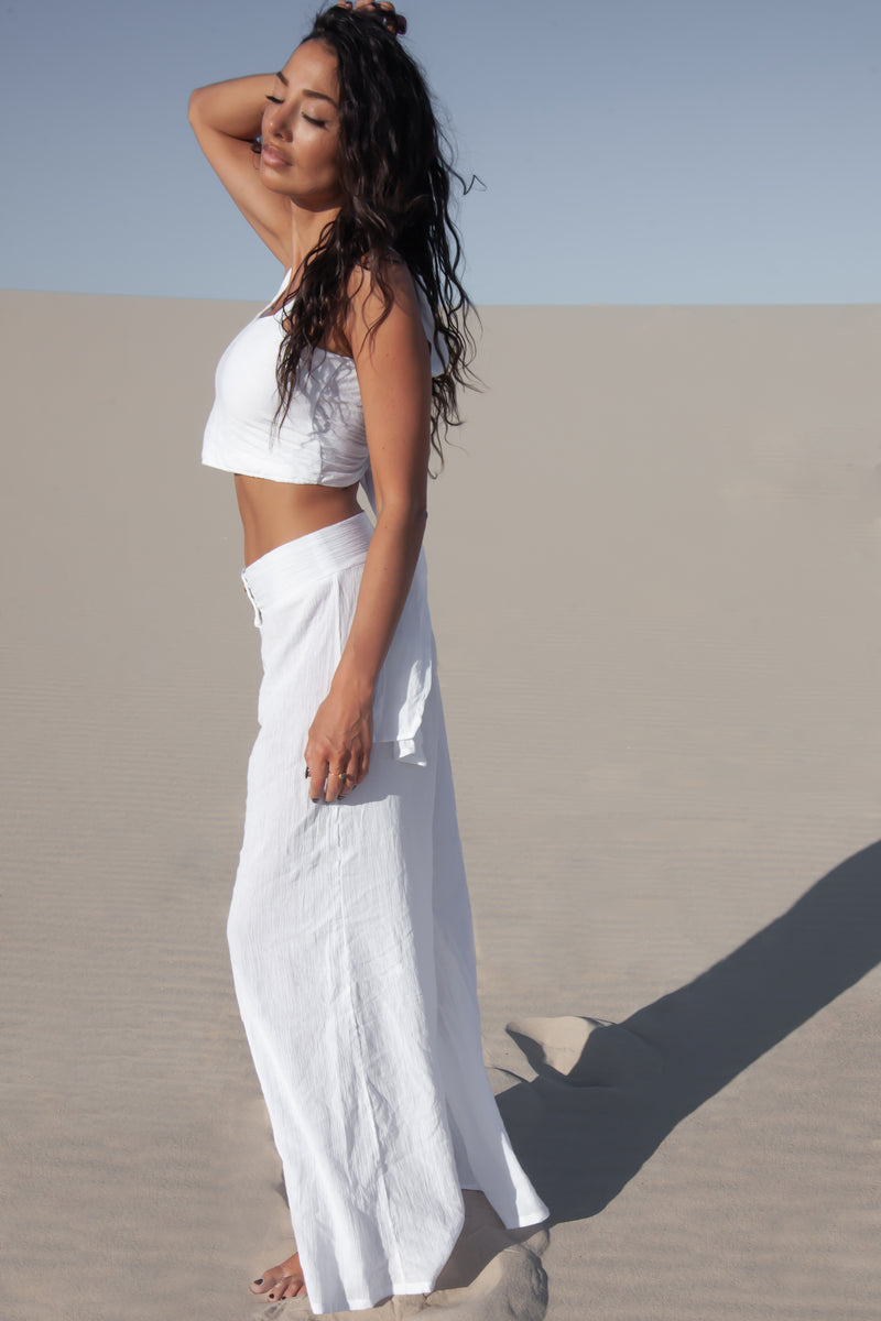 Zarah Pant - White